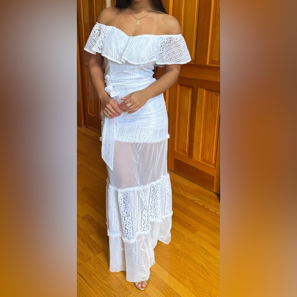 White dress